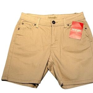 Wrangler Size 6 Tan Khaki Shorts